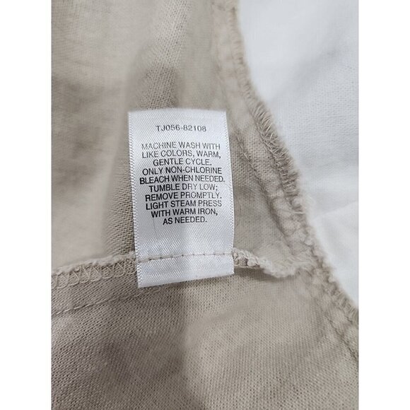 Pendleton Dress Knee Length Sleevesless Linen Blend Colorblock Women's 10 - Picture 10 of 12